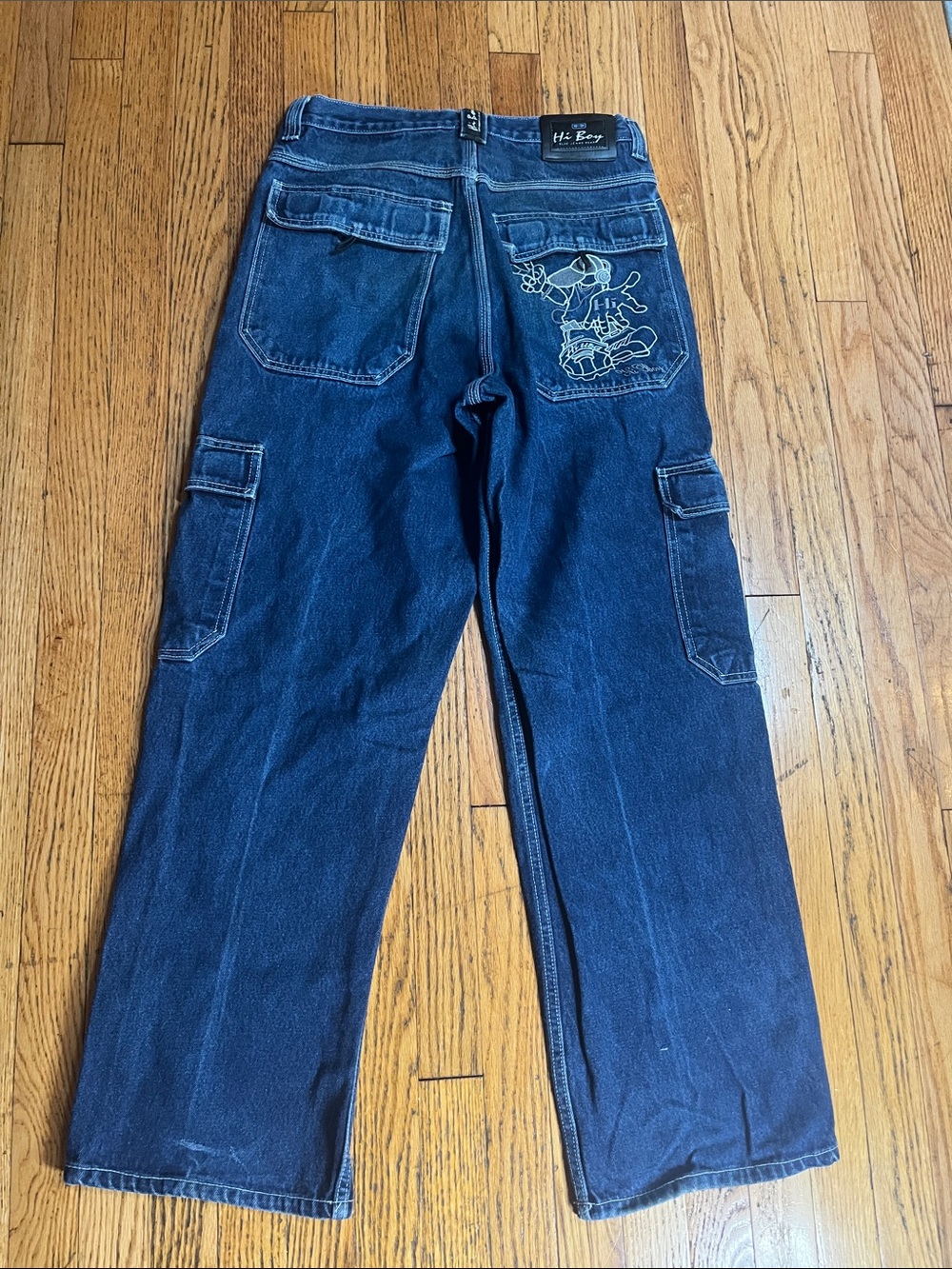 Hi Boy Vintage Y2K Baggy Skater Jeans Streetwear